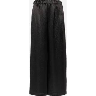 Max Mara Accanto satin wide-leg pants - grey - S