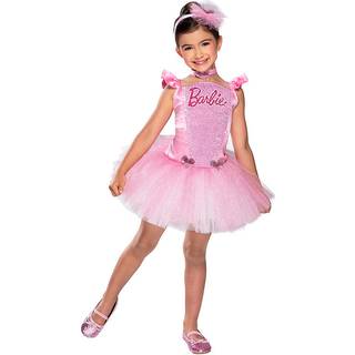 Barbie Ballerina Kostume med Hårbånd, 5-6 år