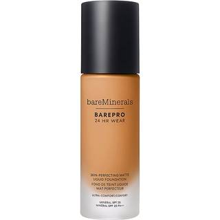 bareMinerals Ansigts-make-up Foundation BAREPRO® 24HR Wear Skin-Perfecting Matte Liquid Foundation Mineral SPF 20 Medium Deep 40 Warm 30 ml (10.867,00 kr / 1 l) - 30 ml