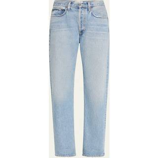 Agolde Kelly Jean high-rise straight jeans - blue - XS-S