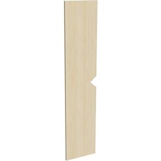 Garderobeindretning Eira Light, stor låge, naturfarvet krydsfinér, rumbredde 250 mm