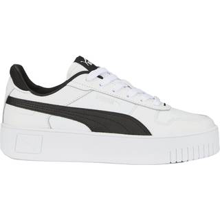 Women&#39;s Puma Carina Street Sneakers, White, Size 38.5, Shoes - Silver - 38.5