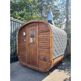 2m POD træfyret Sauna