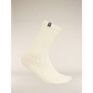 Icebreaker Merino Ski Lodge Crew Multifunktionelle sokker størrelse L/XL farve hvid/beige