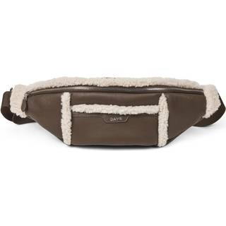 DAY ET Bæltetaske Day Faux Shearling - Brun