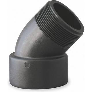 Banjo SL300-45 polypropylenr?r montering 45 graders gade albue skema 80 3 """" npt kvindelig x npt mand