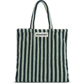 Naram Totebag, Sea Foam & Deep Teal