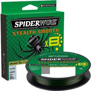 Stealth Smooth 8 Braid, Moss Green / Fletline 300 meter