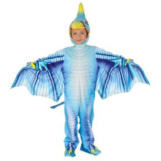 Pterodactylus Flugdino Kleinkinderkostüm Blau L