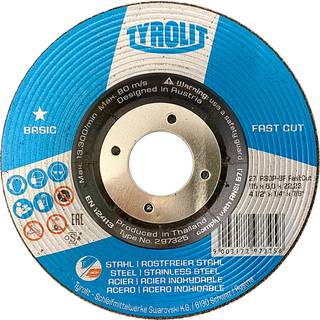 Skrubskive Basic 27C ø115×6 A30-BF FC