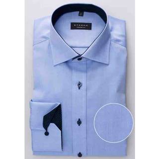 ETERNA Herren Hemd blau Comfort Fit