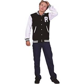 Mænds Letterman Jacket Blue XL