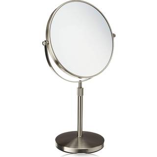 Jerdon tosidet bordplade makeup forf?ngelighed spejl - 5x -1x forst?rrelse & drejelig design - 9 -tommer diameter spejl med justerbar h?jde - nik