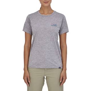 Patagonia Women's Cap Cool Daily Graphic Shirt Funktionsshirt Damer størrelse XXL farve grå