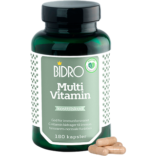 Bidro Multivitamin - 180 Kapsler