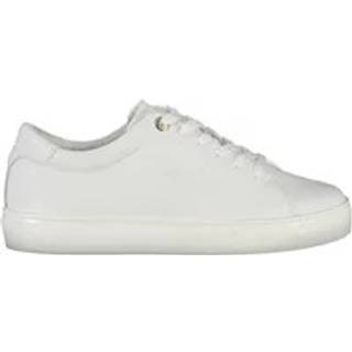 Tommy Hilfiger White Leather Women Sneakers