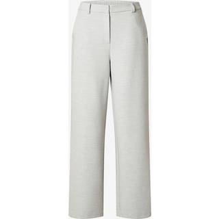 Selected Femme - Grå - Slfrita-Paxa Hw Extra Wide Pant Mel - EU 34