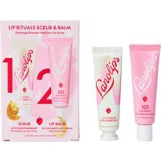 Lanolips - Rituel Læbebalsam Og Scrub Med Jordbær - Læbebalsam Og Scrub - Lip Rituals Strawberry - For Women - Gennemsigtig