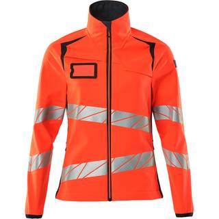 MASCOT ACCELERATE SAFE softshell jakke, hi-vis rød/mørk marine - XL