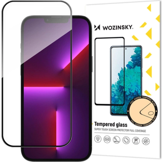 iPhone 16 Wozinsky Super Tough Skærmbeskyttelse Hærdet Glas - 9H - Sort Kant