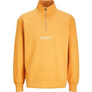 Tekst Sweatshirt Med Halv Lynlås
