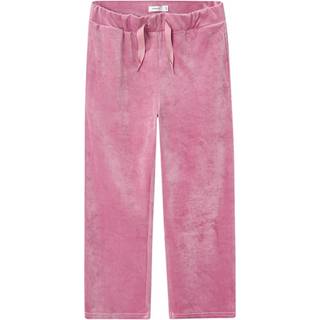NAME IT Velour Bukser Ragna Mauve Orchid