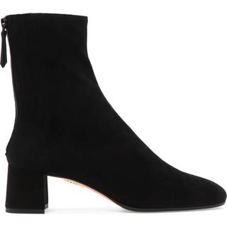 Aquazzura Saint HonorÃ© 50 suede ankle boots - black - EU 41