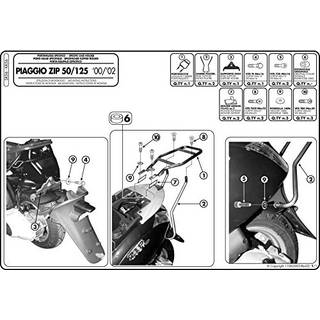 Givi Topcase-Holder Til Scooter MONOKEY/MONOLOCK