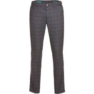 Alberto Golf Herren Golfhose grau kariert