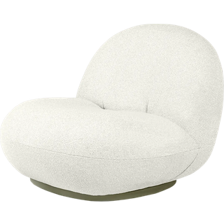 Gubi - Pacha Outdoor Lounge Chair - Fully Upholstered, Swivel, PG. B Limonta Lorkey 43 - Udendørs spisebordsstole - Pierre Paulin - Hvid - Tekstilmateriale
