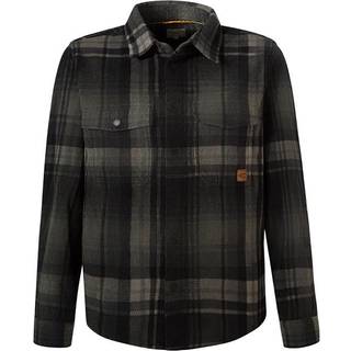camel active Herren Overshirt schwarz kariert