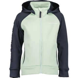 Didriksons Kids' Corin Full Zip 8 Pale Mint, 100