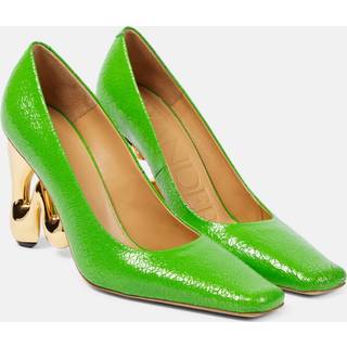 JW Anderson Bubble leather pumps - green - EU 37