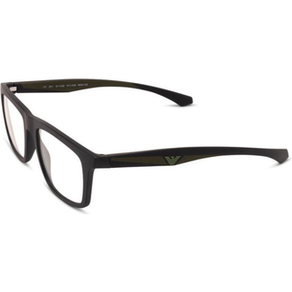 Emporio Armani Mand EA4235 50011W Solbriller Injiceret Sort Transparent Firkantet Normal