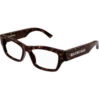 Balenciaga Mand BB0377O 002 Optiske stel Acetat Havana Transparent Firkantet