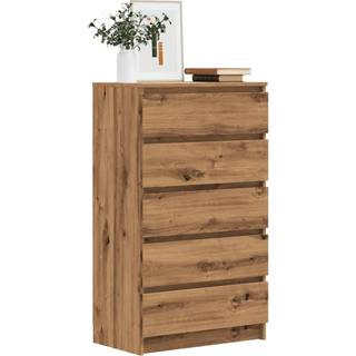 kommode 60x36x103 cm konstrueret træ kunsteg