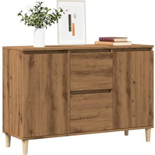 skænk 102x35x70 cm konstrueret træ kunsteg