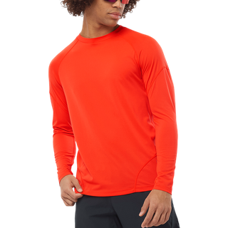 Salomon Men's Cross Run Top Cherry Tomato, XL