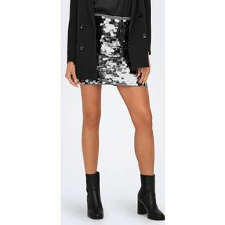 ONLY dame nederdel ONLNANCY - Silver - S