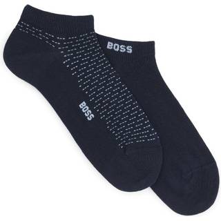 BOSS 2-pak Minipatetrn CC Ankle Socks - Darkblue - Str 39/42 * Kampagne *