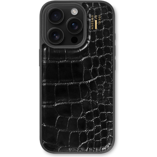 iPhone 16 Pro Max iDeal Of Sweden Vegan Leather Case - MagSafe Kompatibel - Black Croco