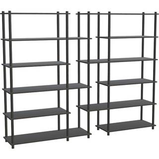 WOUD Elevate shelving system 12 - Black