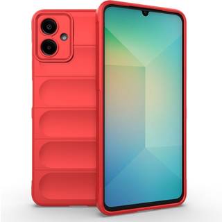 EIDERWOOD Samsung Galaxy A06 Fleksibelt Plastik Bagside Cover - Rød