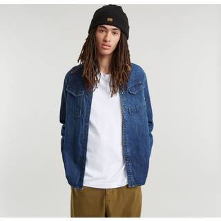 Dakota Slim Shirt - Dark blue - Men