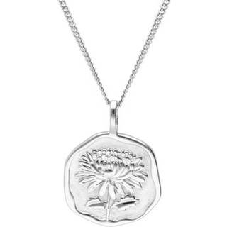 trendor 68000-11 Halskette mit Monatsblume November 925 Silber Rhodiniert