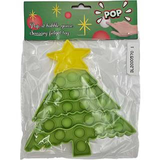 Jule pop-it fidget toy - flere varianter - assorteret