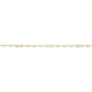Scrouples SoHo SoHo armbånd sølv cubic zirkonia i forgyldt 17+2 cm