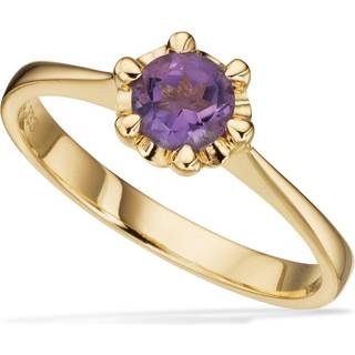Scrouples Ring i 8 Karat Guld med Ametyst 714983
