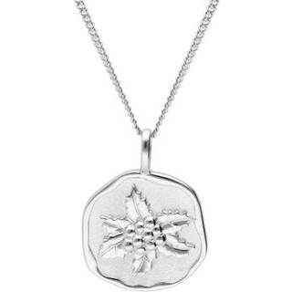 trendor 68000-12 Halskette mit Monatsblume Dezember 925 Silber Rhodiniert