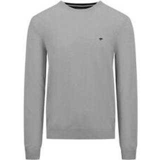 Fynch-Hatton Herren Pullover grau unifarben